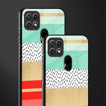 raspberry mint gelato glass case for oppo a15s image-2