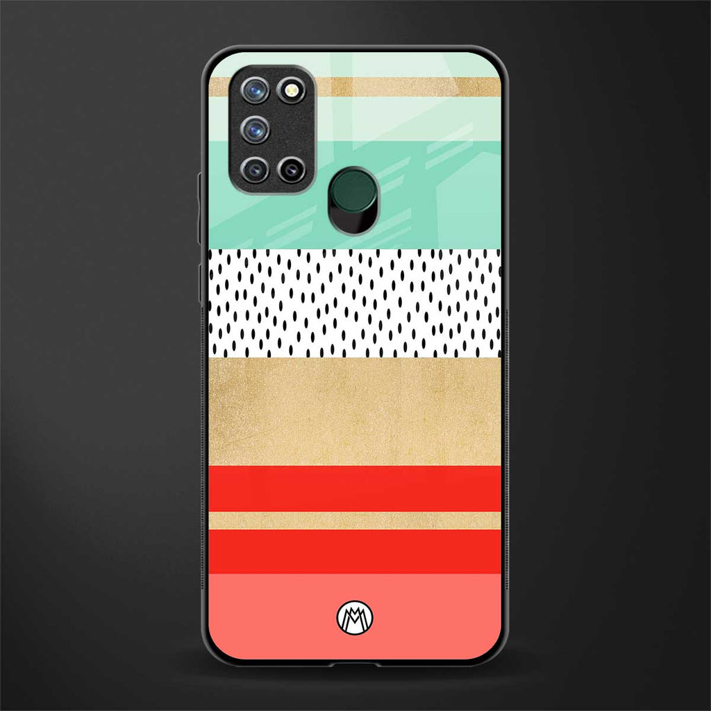 raspberry mint gelato glass case for realme 7i image