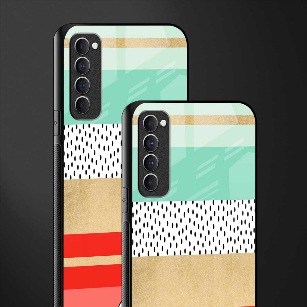 raspberry mint gelato glass case for oppo reno 4 pro image-2