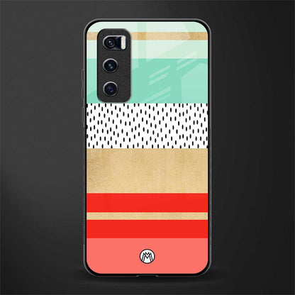 raspberry mint gelato glass case for vivo v20 se image