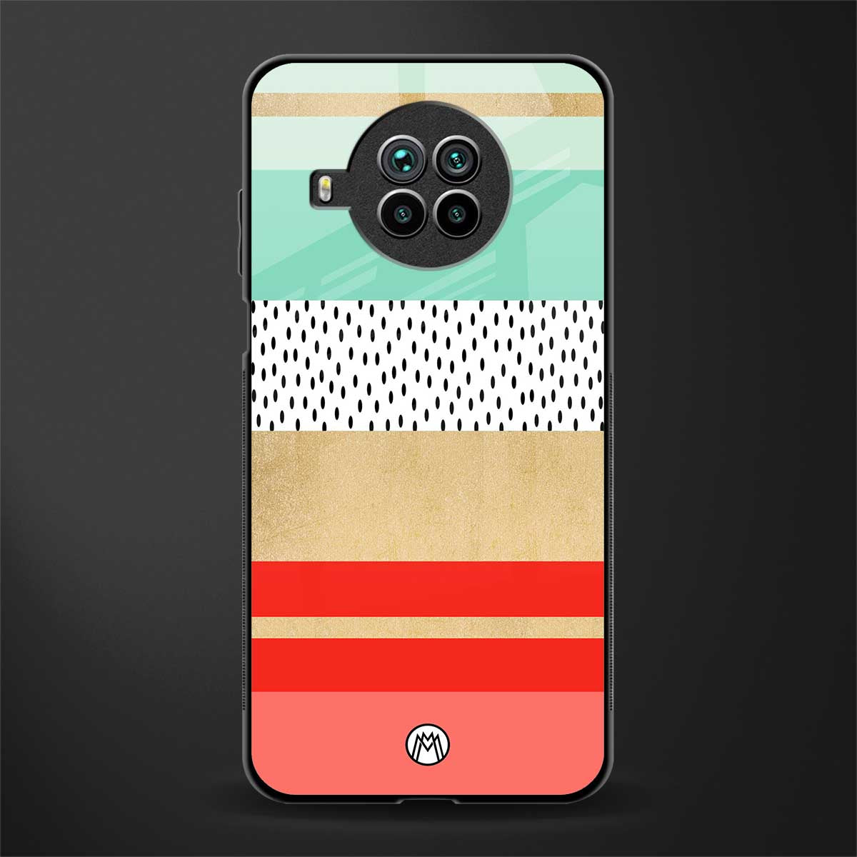 raspberry mint gelato glass case for mi 10i image