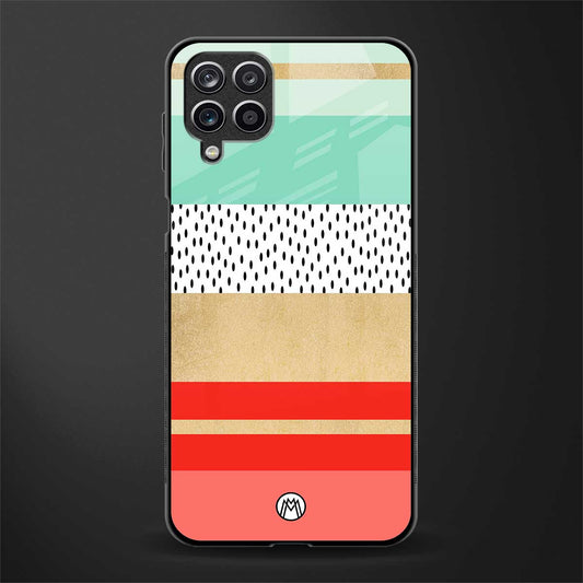 raspberry mint gelato glass case for samsung galaxy a12 image