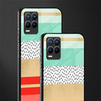 raspberry mint gelato glass case for realme 8 4g image-2