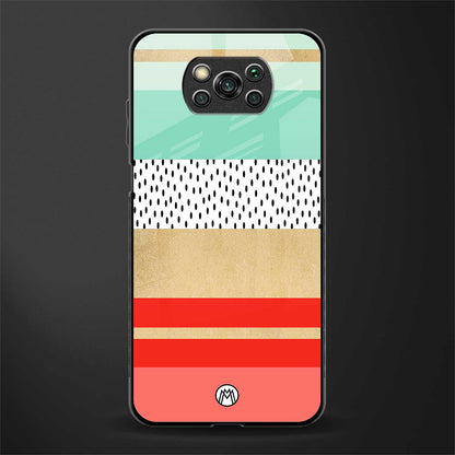 raspberry mint gelato glass case for poco x3 pro image