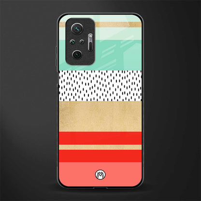 raspberry mint gelato glass case for redmi note 10 pro max image