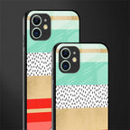 raspberry mint gelato glass case for iphone 12 mini image-2