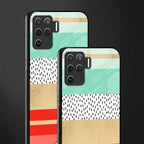 raspberry mint gelato glass case for oppo f19 pro image-2