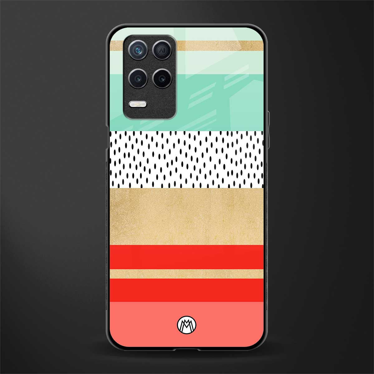 raspberry mint gelato glass case for realme narzo 30 5g image