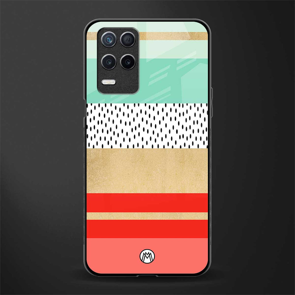 raspberry mint gelato glass case for realme 8 5g image