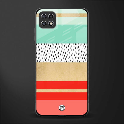 raspberry mint gelato glass case for samsung galaxy a22 5g image