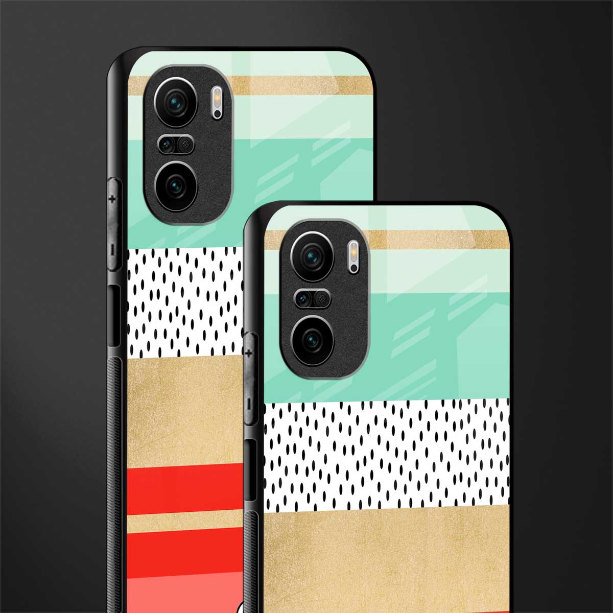 raspberry mint gelato glass case for mi 11x 5g image-2