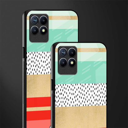 raspberry mint gelato glass case for realme 8i image-2