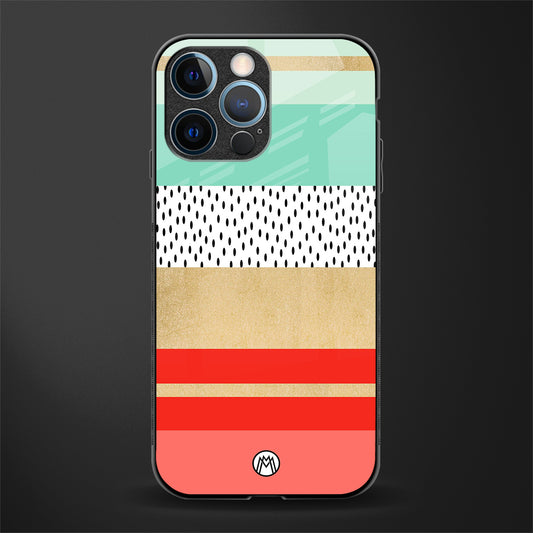 raspberry mint gelato glass case for iphone 12 pro image