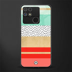 raspberry mint gelato back phone cover | glass case for realme narzo 50a