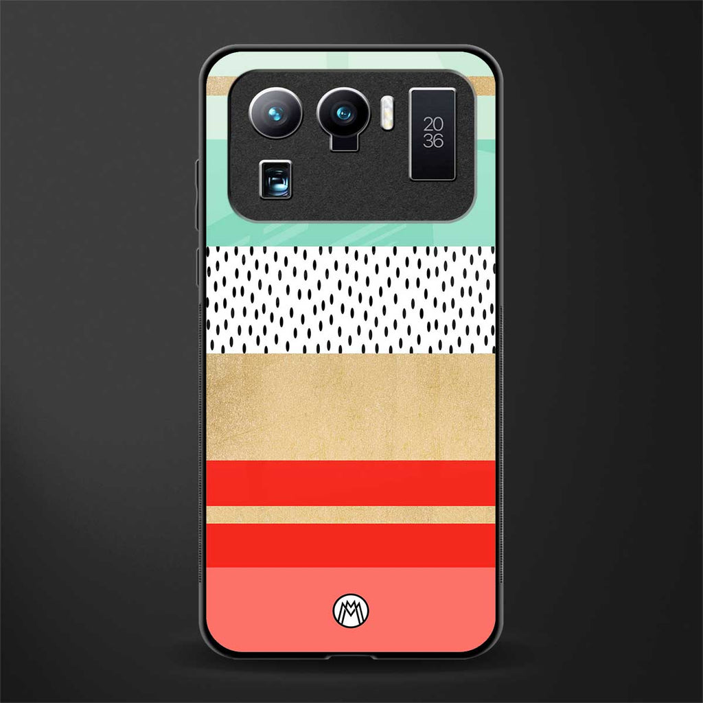 raspberry mint gelato glass case for mi 11 ultra 5g image