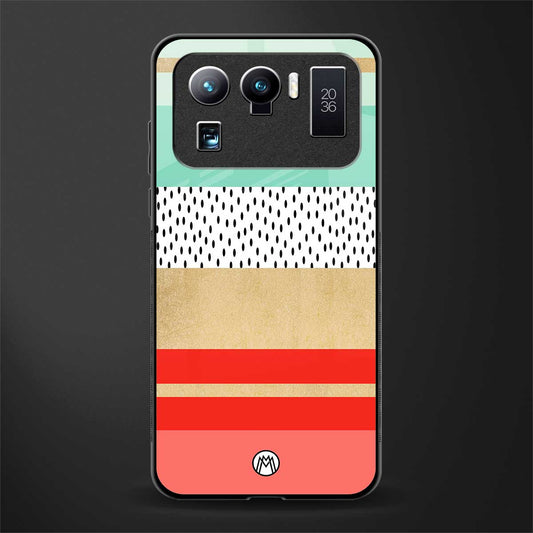 raspberry mint gelato glass case for mi 11 ultra 5g image