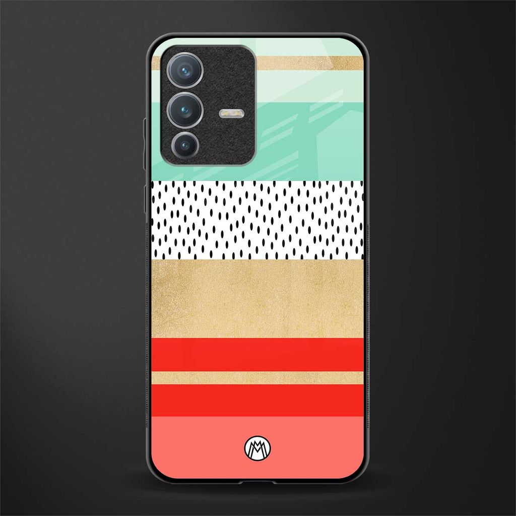 raspberry mint gelato glass case for vivo v23 pro 5g image