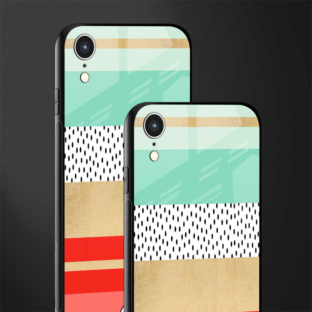 raspberry mint gelato glass case for iphone xr image-2
