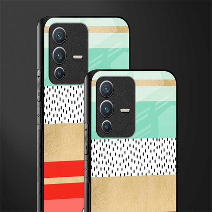 raspberry mint gelato glass case for vivo v23 5g image-2