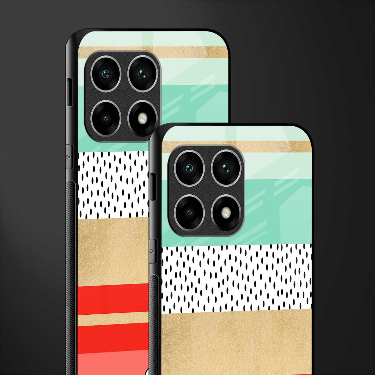 raspberry mint gelato glass case for oneplus 10 pro 5g image-2