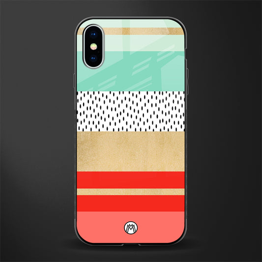 raspberry mint gelato glass case for iphone x image
