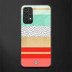 raspberry mint gelato back phone cover | glass case for samsung galaxy a13 4g