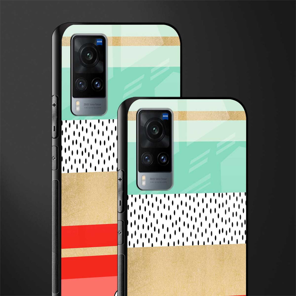 raspberry mint gelato glass case for vivo x60 image-2