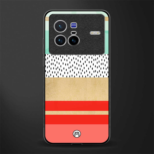 raspberry mint gelato glass case for vivo x80 image