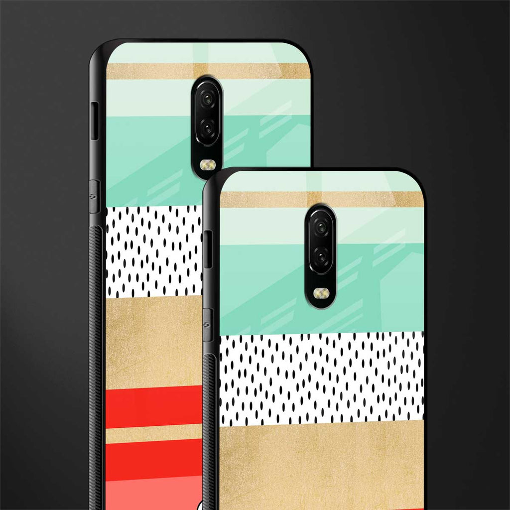 raspberry mint gelato glass case for oneplus 6t image-2