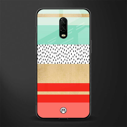 raspberry mint gelato glass case for oneplus 6t image