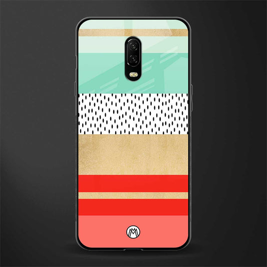 raspberry mint gelato glass case for oneplus 6t image