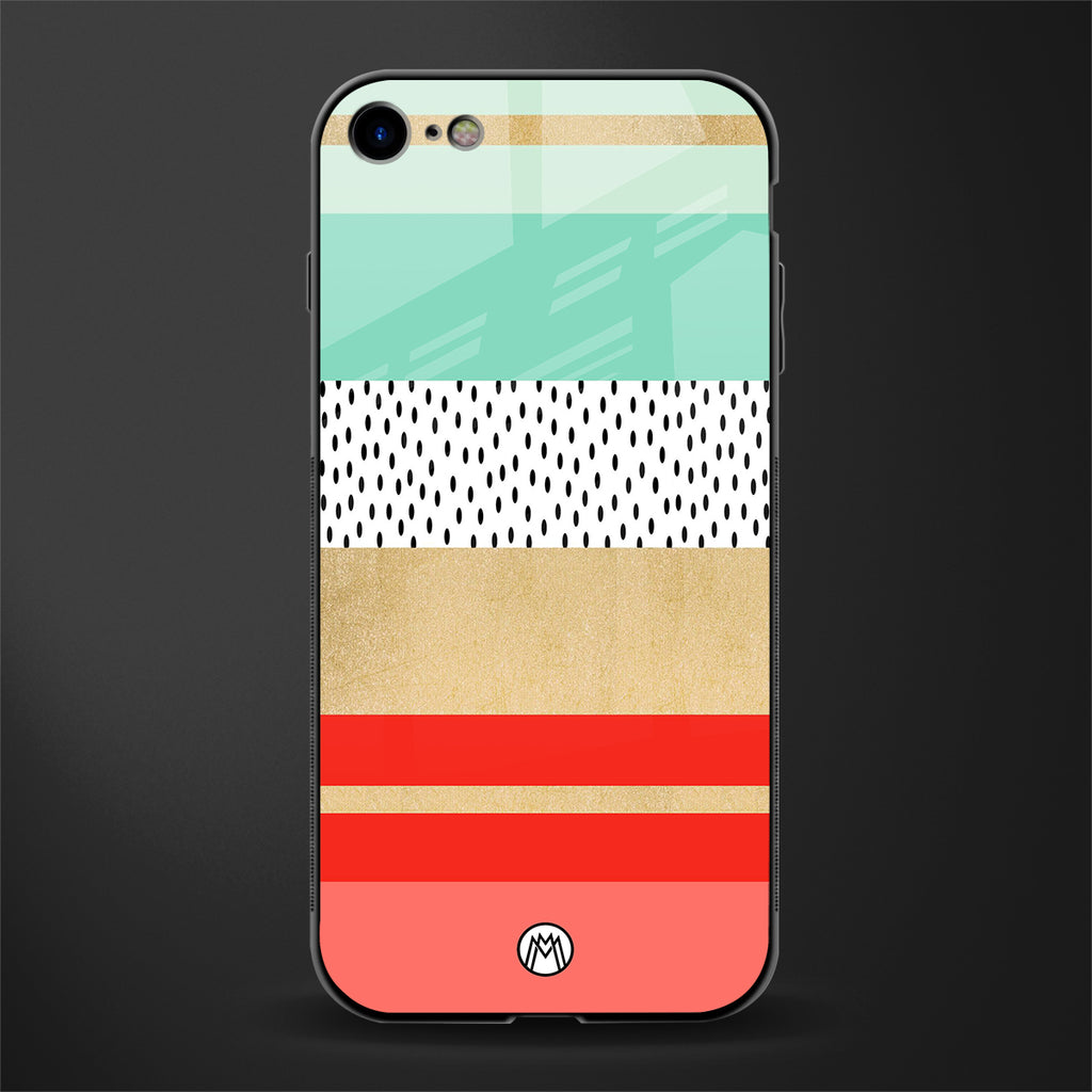 raspberry mint gelato glass case for iphone 7 image