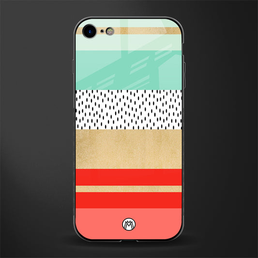 raspberry mint gelato glass case for iphone 7 image