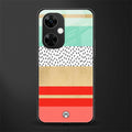 raspberry mint gelato back phone cover | glass case for oneplus nord ce 3 lite