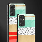 raspberry mint gelato back phone cover | glass case for samsung galaxy a54 5g