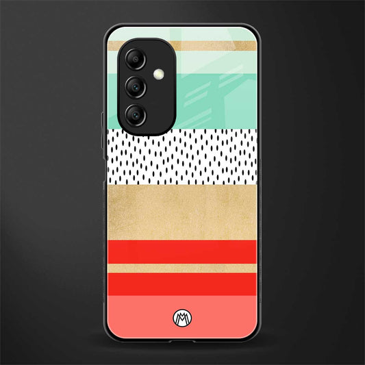 raspberry mint gelato back phone cover | glass case for samsung galaxy a14 5g