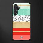 raspberry mint gelato back phone cover | glass case for samsun galaxy a24 4g