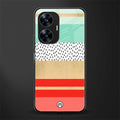 raspberry mint gelato back phone cover | glass case for realme c55