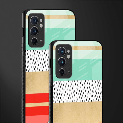 raspberry mint gelato glass case for oneplus 9rt image-2