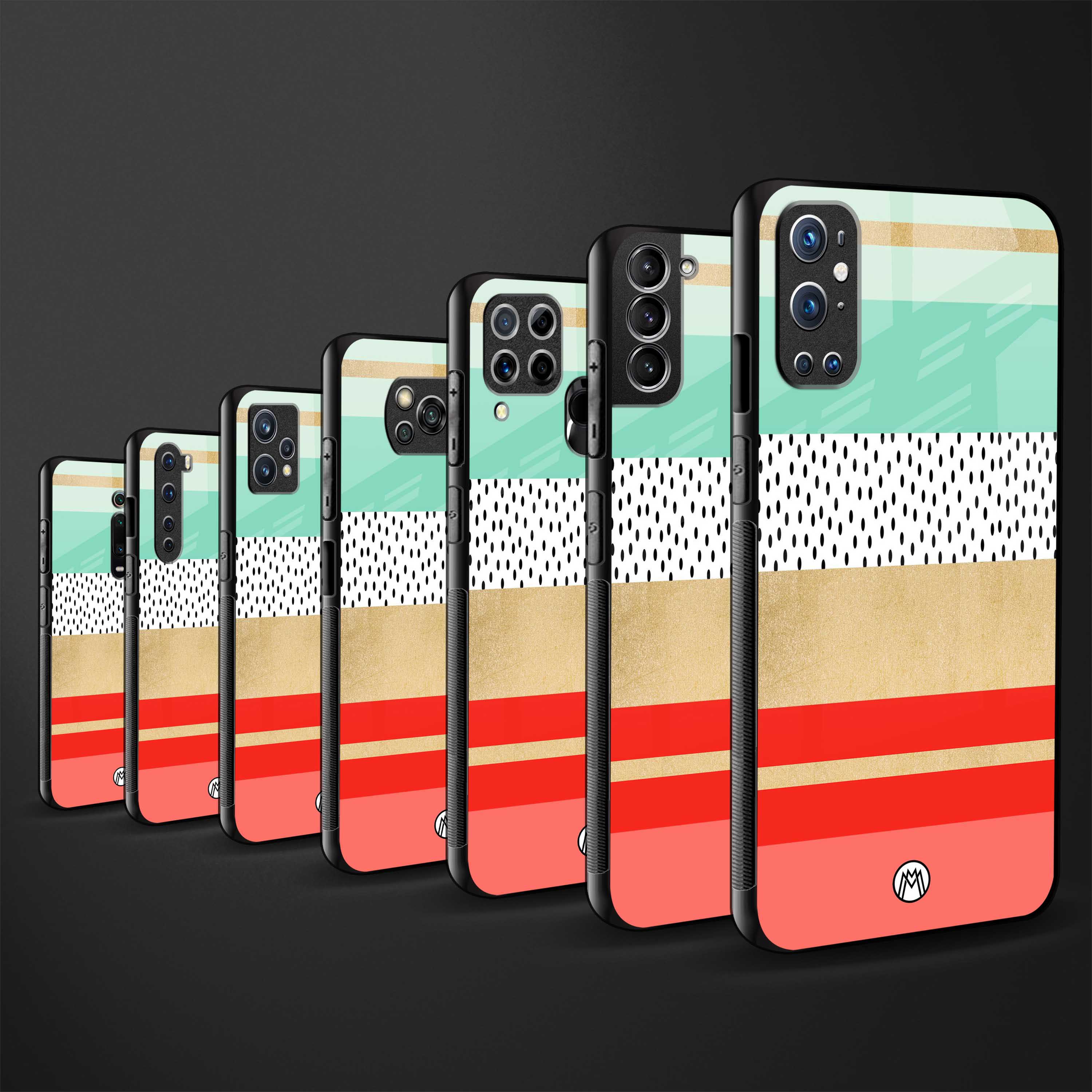 raspberry mint gelato glass case for realme 7 image-3