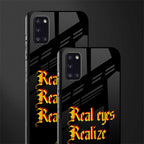 real eyes realize real lies quote glass case for samsung galaxy a31 image-2