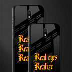 real eyes realize real lies quote glass case for redmi 8a image-2