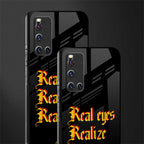 real eyes realize real lies quote glass case for vivo v19 image-2