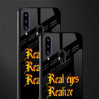 real eyes realize real lies quote glass case for samsung galaxy a20s image-2