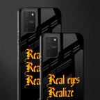 real eyes realize real lies quote glass case for samsung galaxy a91 image-2