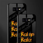 real eyes realize real lies quote glass case for samsung galaxy note 9 image-2