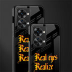 real eyes realize real lies quote glass case for phone case | glass case for oneplus nord 2t 5g