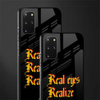 real eyes realize real lies quote glass case for samsung galaxy s20 plus image-2