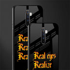 real eyes realize real lies quote glass case for realme x2 pro image-2
