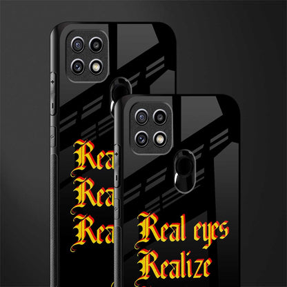 real eyes realize real lies quote glass case for oppo a15s image-2